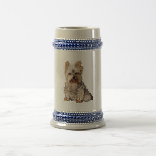 Jarra De Cerveza Cerveza Stein de Yorkshire Terrier Yorkie