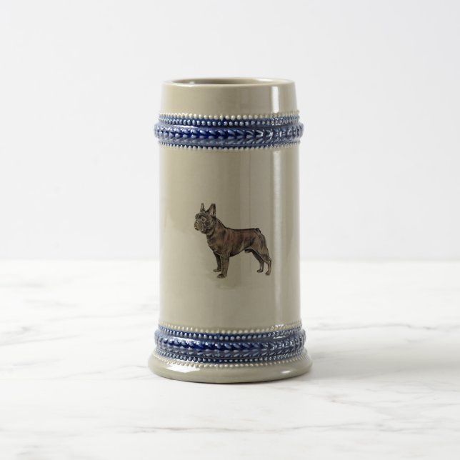 Jarra De Cerveza Cerveza Stein del bulldog francés (Centro)