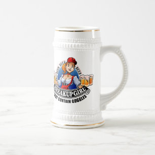 Jarra De Cerveza Cerveza Stein del chica de la desintegración (*Ma