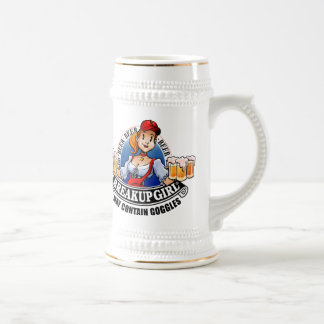 Jarra De Cerveza Cerveza Stein del chica de la desintegración (*May