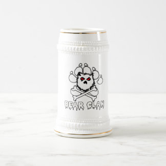 JARRA DE CERVEZA CERVEZA STEIN DEL CLAN DEL OSO
