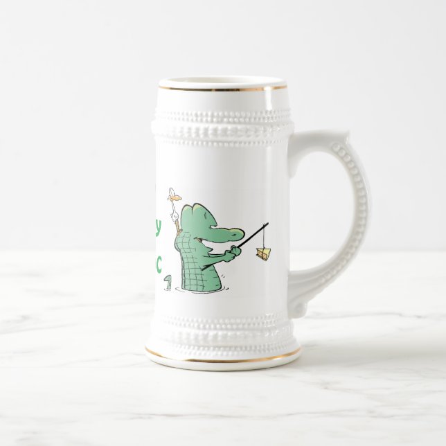 Jarra De Cerveza Cerveza Stein del cumpleaños del dibujo animado (Derecha)