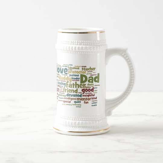 Jarra De Cerveza Cerveza Stein del día de padre