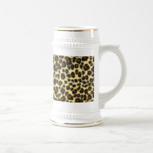 Jarra De Cerveza Cerveza Stein del estampado leopardo