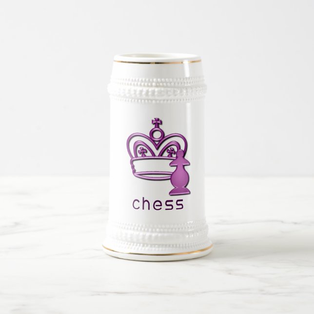 Jarra De Cerveza Cerveza Stein del jaque mate (Centro)