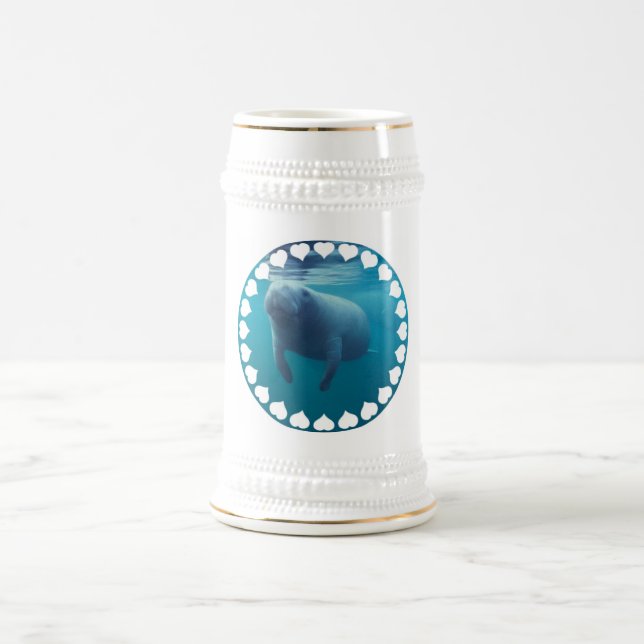Jarra De Cerveza Cerveza Stein del Manatee (Centro)