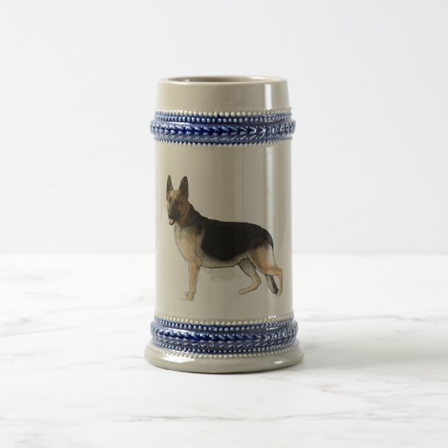 Jarra De Cerveza Cerveza Stein del pastor alemán (Centro)