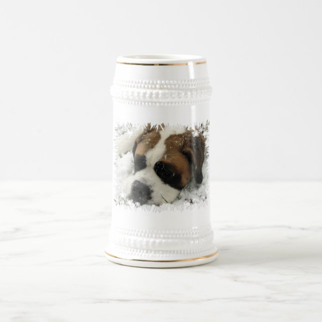 Jarra De Cerveza Cerveza Stein del perro de St Bernard (Centro)