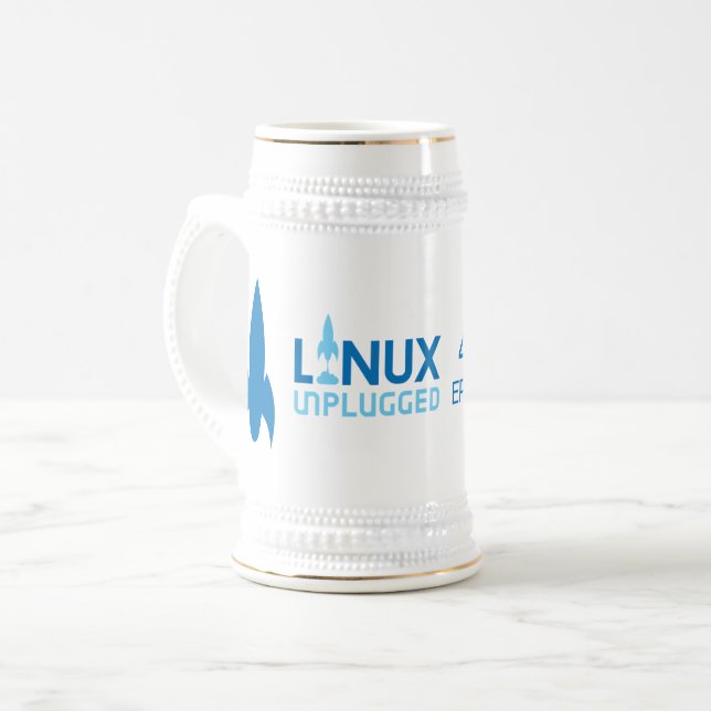 Jarra De Cerveza Cerveza Stein desconectada de LINUX (Anverso izquierdo)