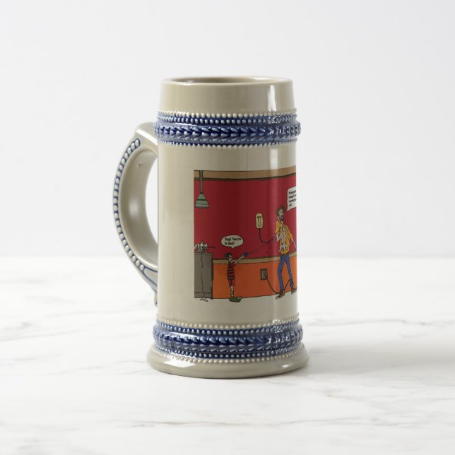 Jarra De Cerveza Cerveza Stien con los tebeos divertidos (Anverso izquierdo)