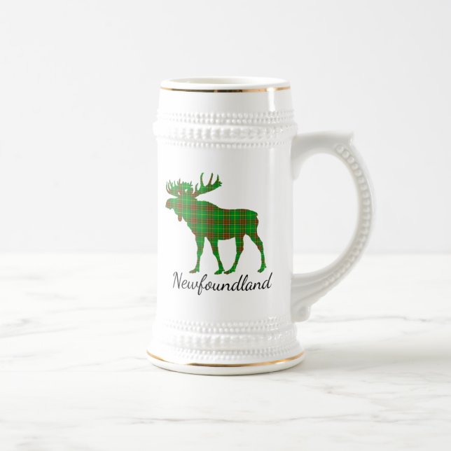 Jarra De Cerveza Cerveza tartan de alce de Terranova (Derecha)