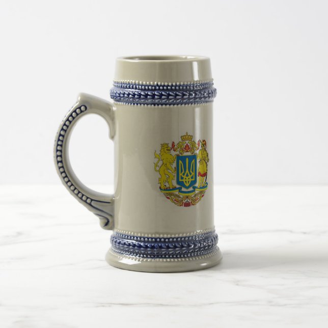 Jarra De Cerveza Cerveza ucraniana Stein del símbolo (Izquierda)