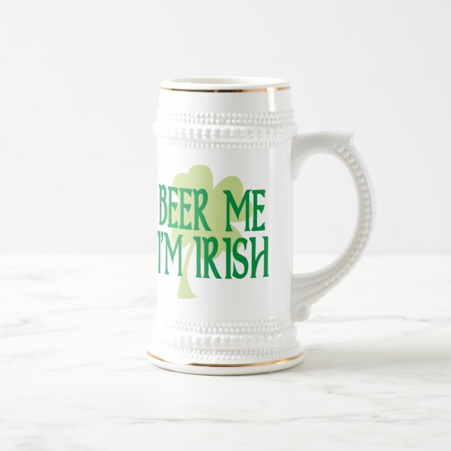 Jarra De Cerveza Cerveza yo soy irlandés Stein (Derecha)