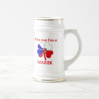 Jarra De Cerveza Checos personalizada me besan que soy Marek