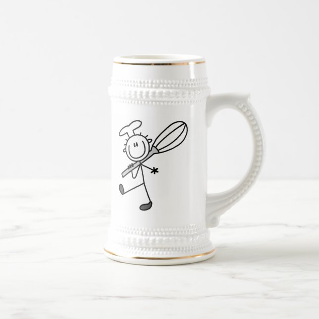 Jarra De Cerveza Chef de Palitos con Batidor (Derecha)