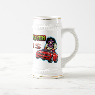Jarra De Cerveza Chevy rojo Camaro RS Stein - blanco/oro