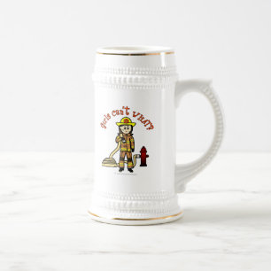 Jarra De Cerveza Chica de bomberos