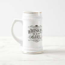 Chica rústico del whisky
