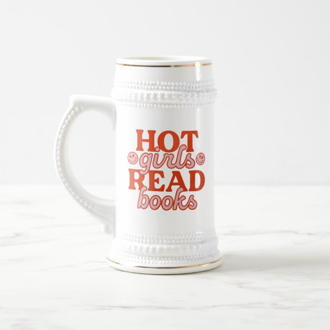 Jarra De Cerveza Chicas Calientes Leen Libros (Izquierda)