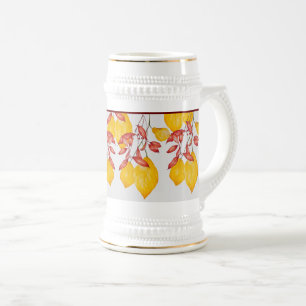 Jarra De Cerveza Chili y Turmérica en un acero