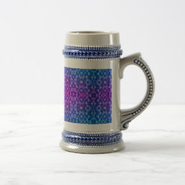Jarra De Cerveza Chill Magenta-Blue Vibes