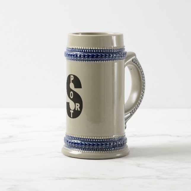 Jarra De Cerveza Chope grise   TOP DESIGN  SPORT  (Anverso derecho)