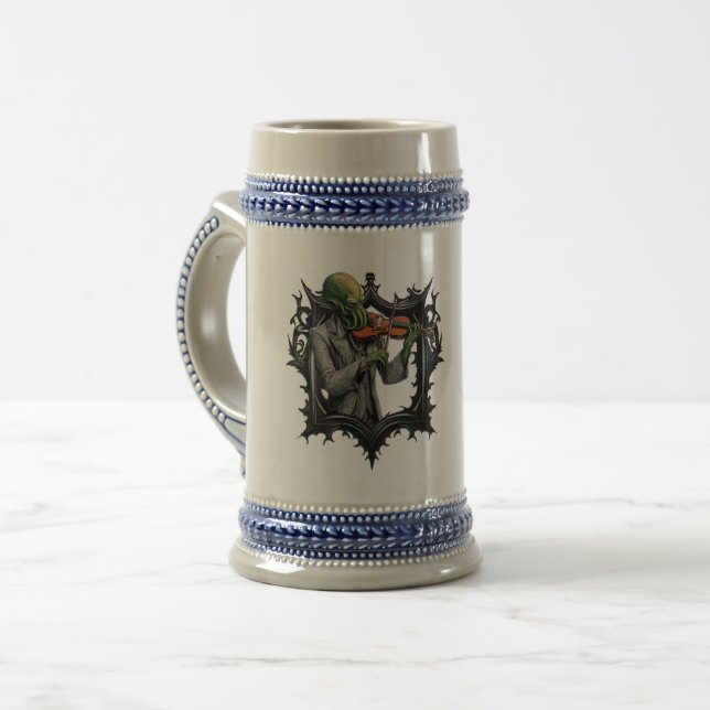 Jarra De Cerveza Chthulu Violin (Anverso izquierdo)