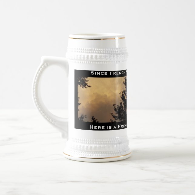 Jarra De Cerveza Cielo poner crema Stein de Vanilla Ice del francés (Izquierda)