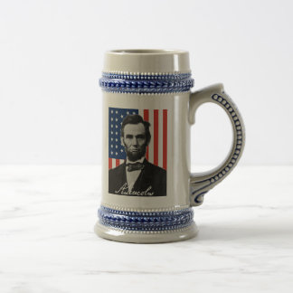 Jarra De Cerveza Cita de Abraham Lincoln Gettysburg