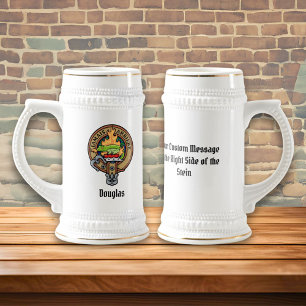 Jarra De Cerveza Clan Douglas Escudo por Tartán