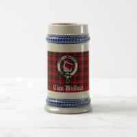 Clan Wallace Escudo Badge y Tartán