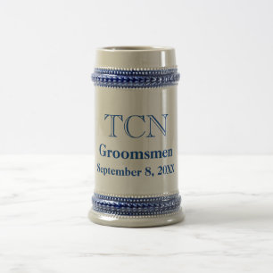 Jarra de cerveza clásica personalizada para padrin