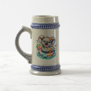 Jarra De Cerveza Clipart de sublimación de koala de verano-97702