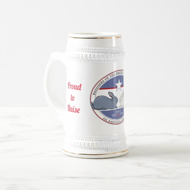 Jarra De Cerveza Club de Conejo Americano BARNSC - Stein (Anverso izquierdo)