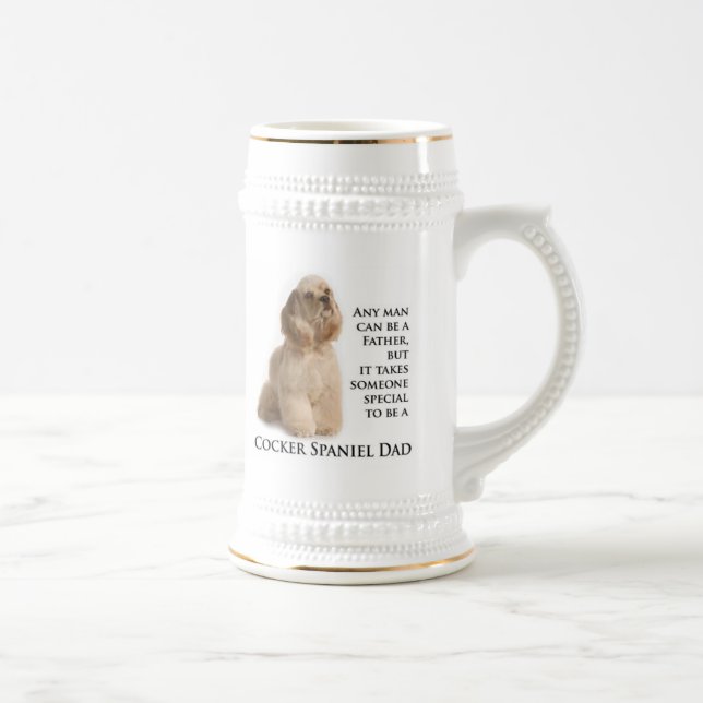 Jarra De Cerveza Cocker Spaniel Dad Stein (Derecha)