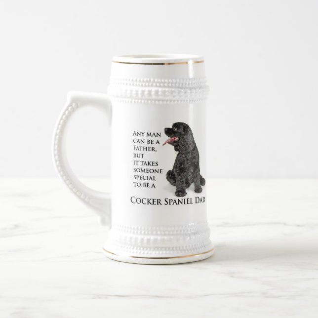 Jarra De Cerveza Cocker Spaniel Dad Stein (Izquierda)