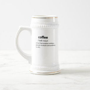 Jarra De Cerveza Coffee Funny Dictionary Definition