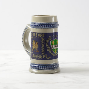 Jarra De Cerveza Coffey/O'Coffey Irish Shield Griffin Stein