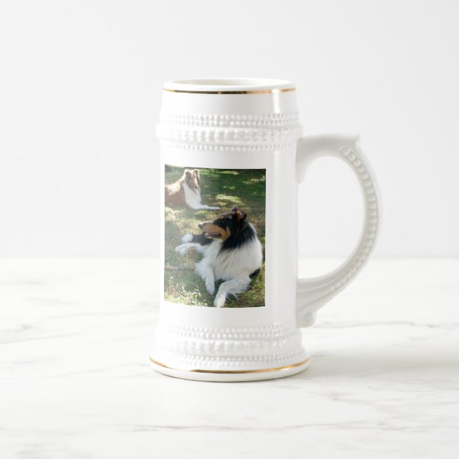 JARRA DE CERVEZA COLLIE LOVERS STEIN (Derecha)