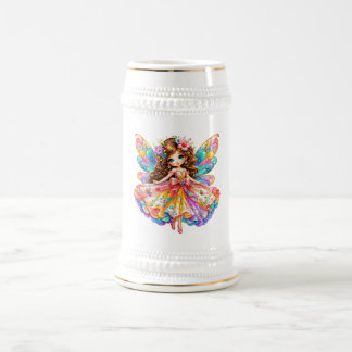 Jarra De Cerveza Colorida Hada Mágica Digital Clipart - Fantasía L