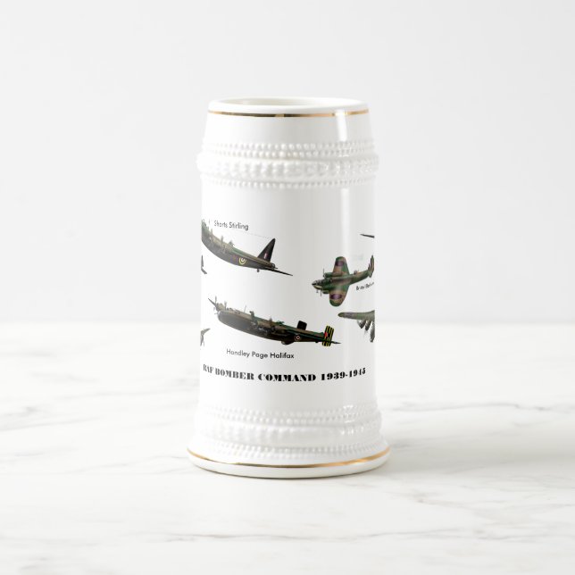 Jarra De Cerveza Comando de bombarderos Stein. (Centro)