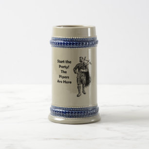 Jarra De Cerveza ¡Comience el fiesta! Los gaiteros están aquí