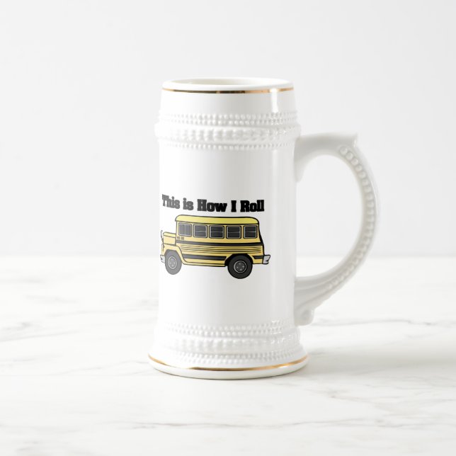 Jarra De Cerveza Cómo Rueda (Autobús Escolar) (Derecha)