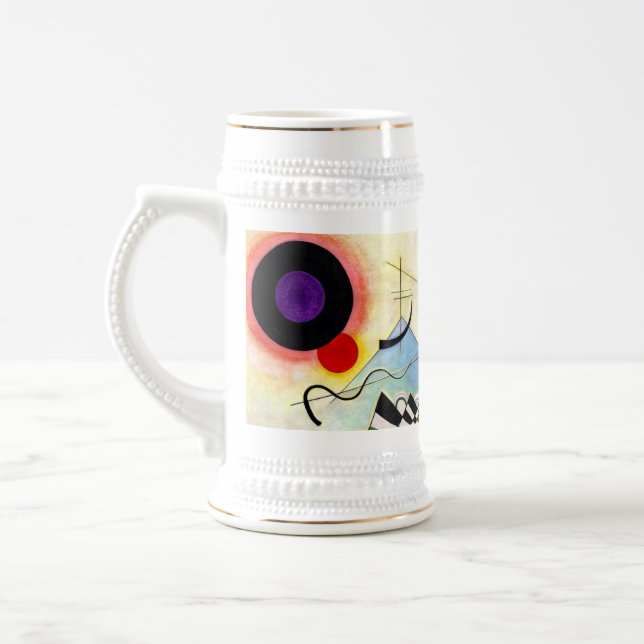 Jarra De Cerveza Composición de Kandinsky 8 (Izquierda)