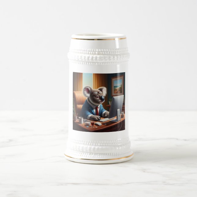 Jarra De Cerveza Computadora Koala (Centro)