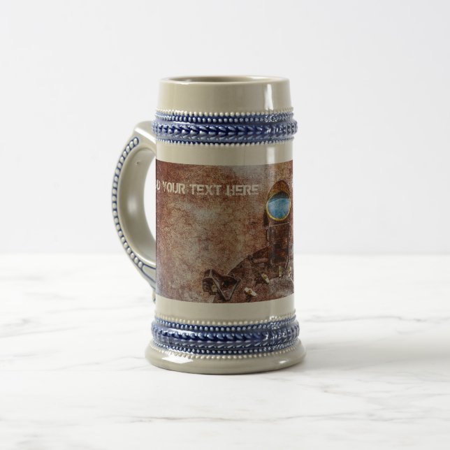 Jarra De Cerveza Con el vapor completo encendido (Anverso izquierdo)