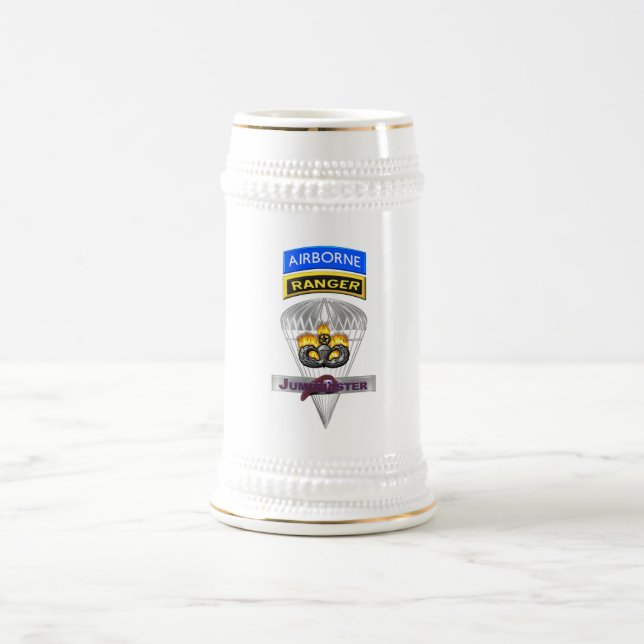 Jarra De Cerveza Conmemoración de Jumpmaster de Ranger Aéreo (Centro)