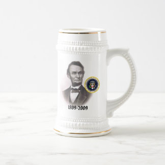 Jarra De Cerveza Conmemorativo bicentenario de Abraham Lincoln