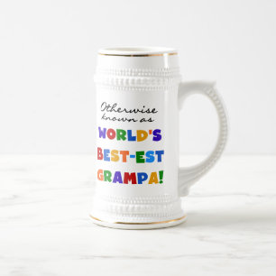 Jarra De Cerveza Conocidas como las mejores camisetas Grampa
