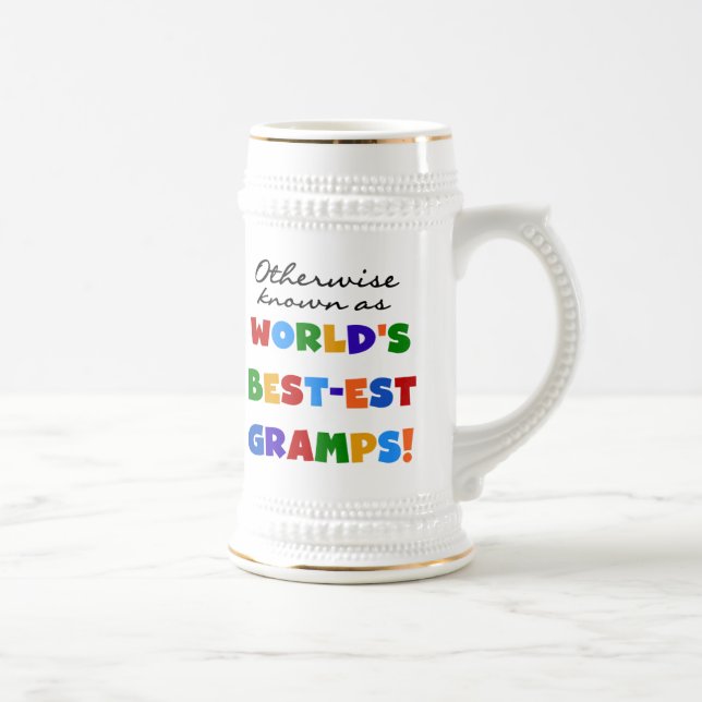 Jarra De Cerveza Conocidos como los mejores Gramps (Derecha)